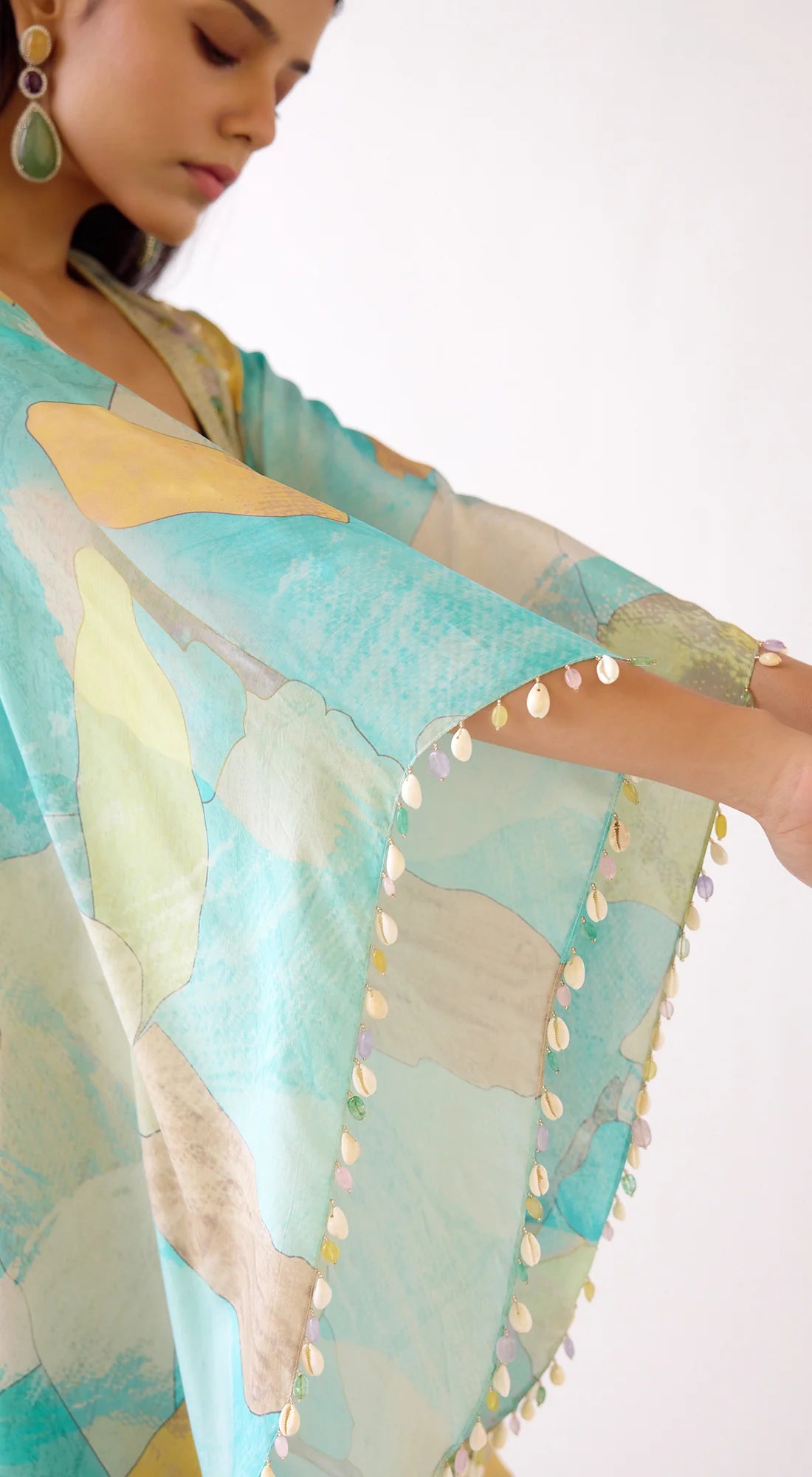 The Abstract Aqua Sharara Set