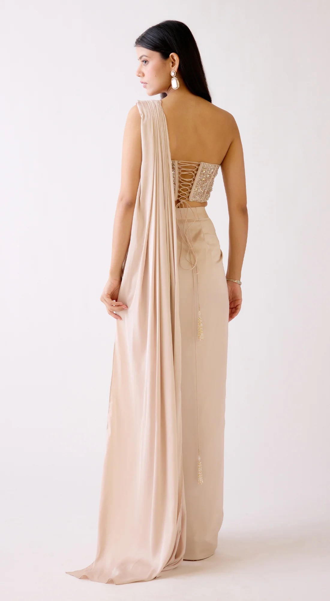 The Nightfall Draped Saree