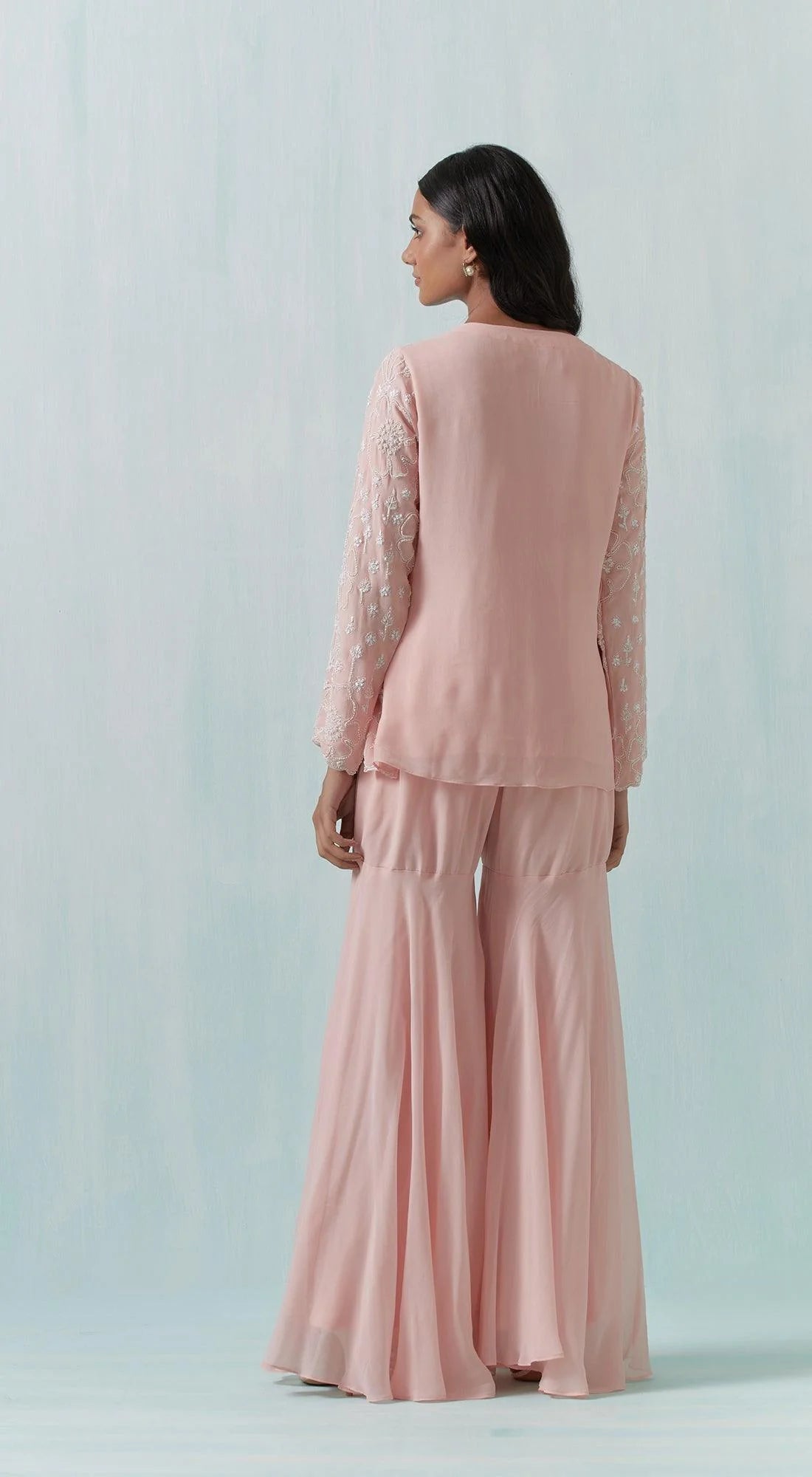 Pink Embroidered Co-Ords