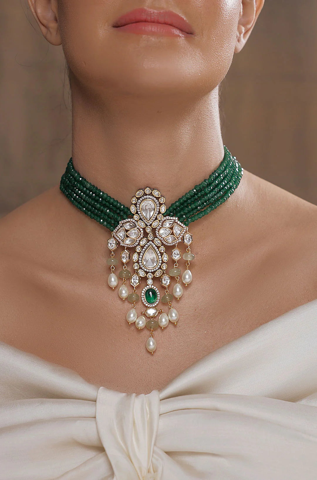 Lush Green Pendant Necklace
