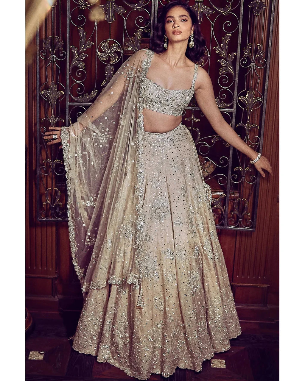 The Starlight Mogra Lehenga