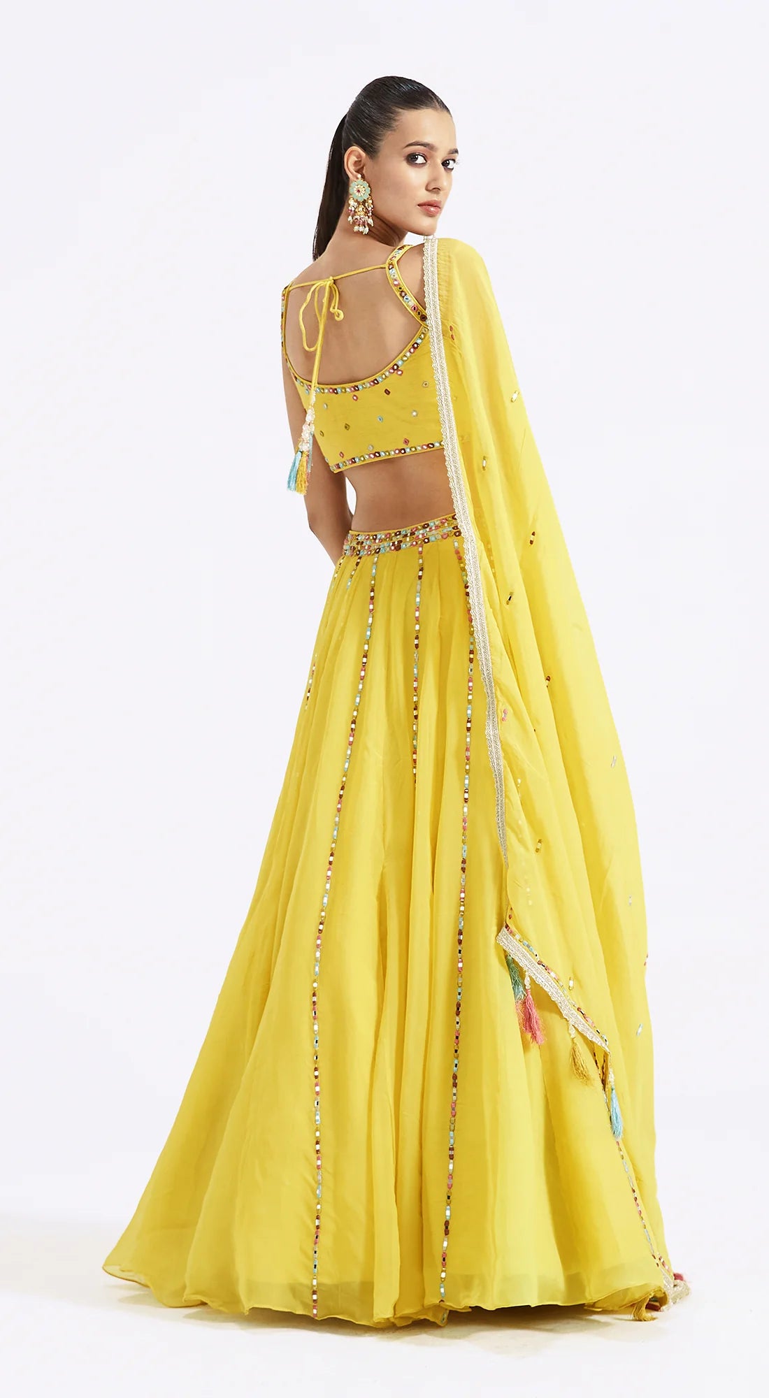 Lemon Yellow Lehenga Set