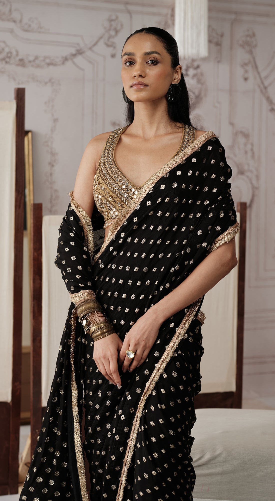 THE ROYAL OBSIDIAN SAREE