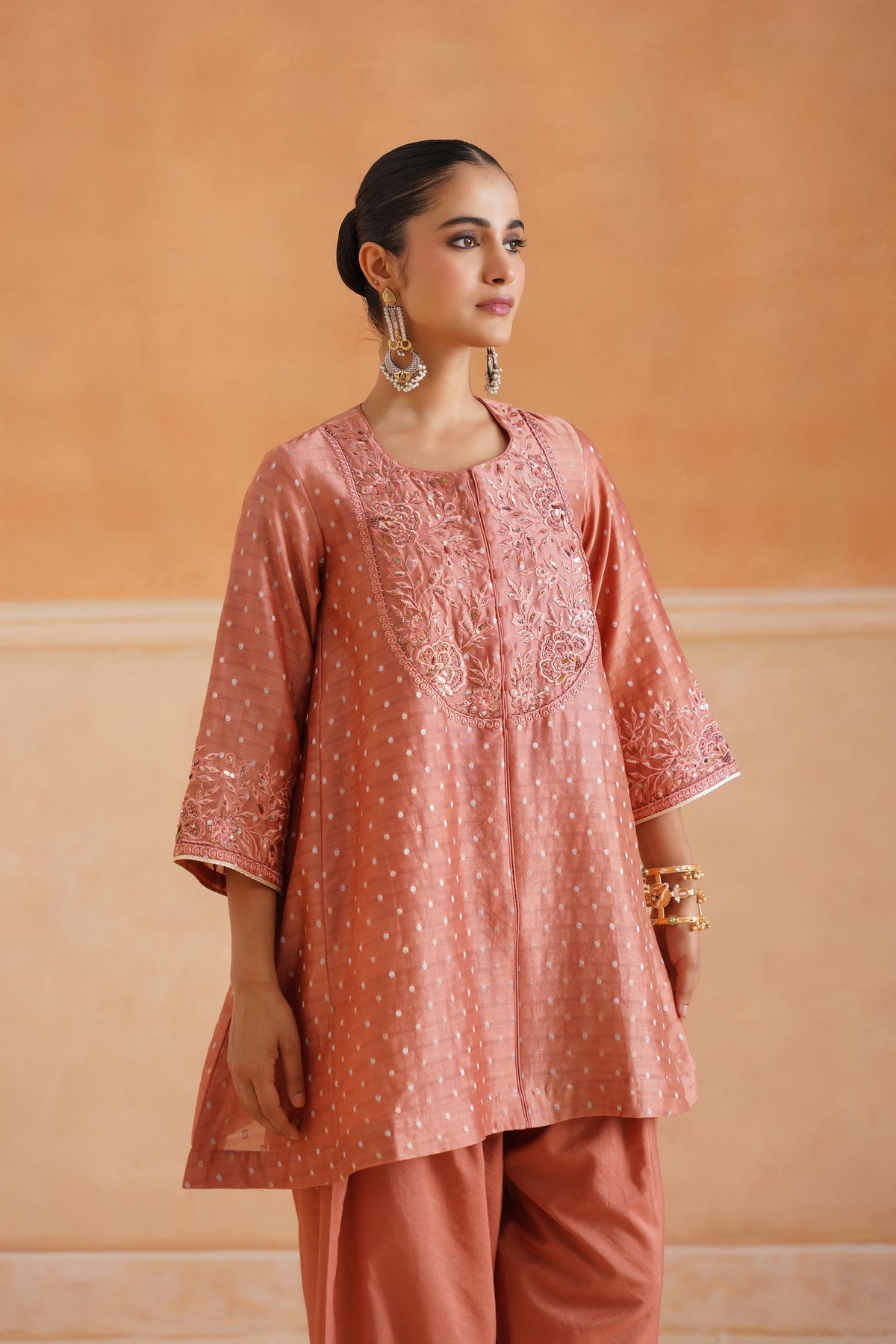 Laboni Chanderi Embroidered Suit Set