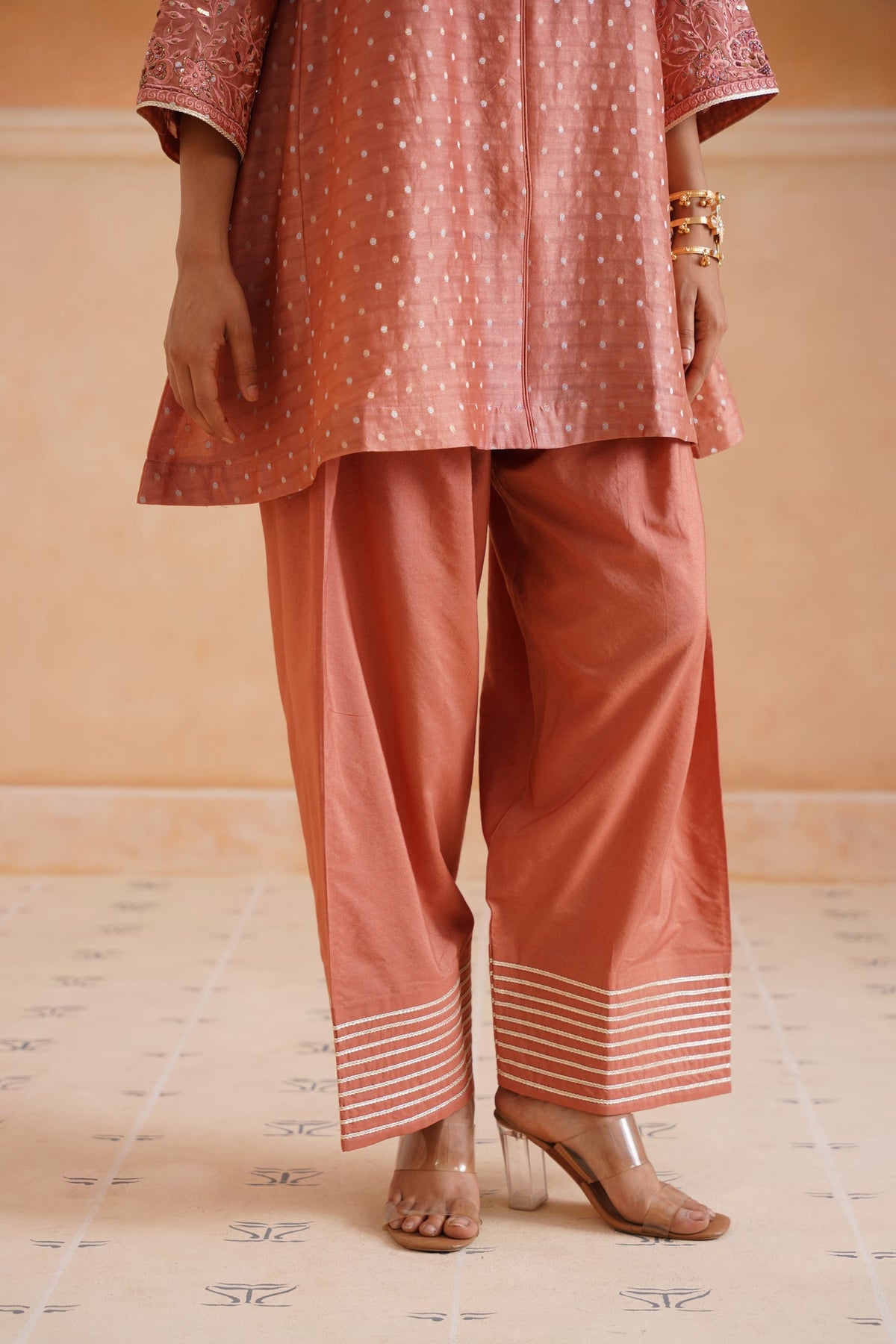Laboni Chanderi Embroidered Suit Set
