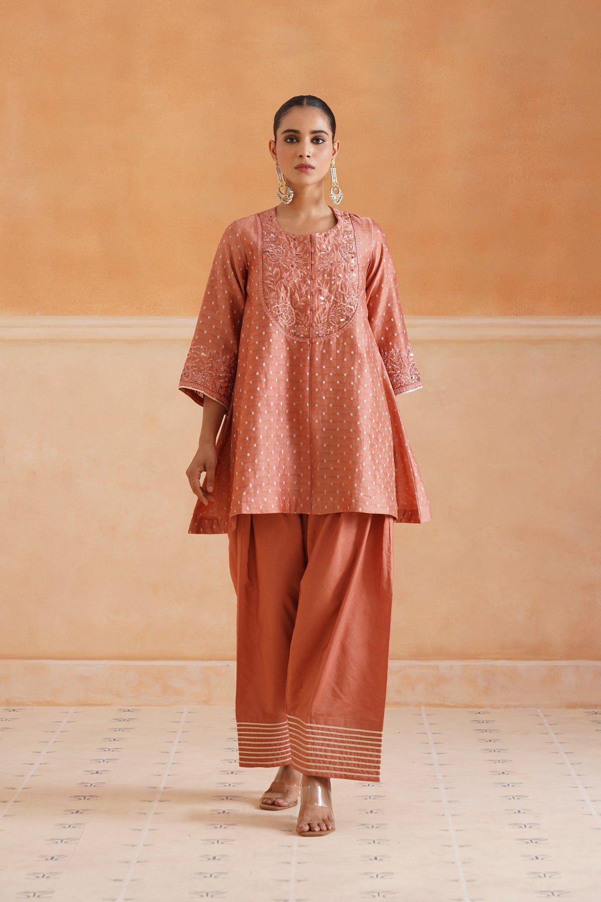 Laboni Chanderi Embroidered Suit Set