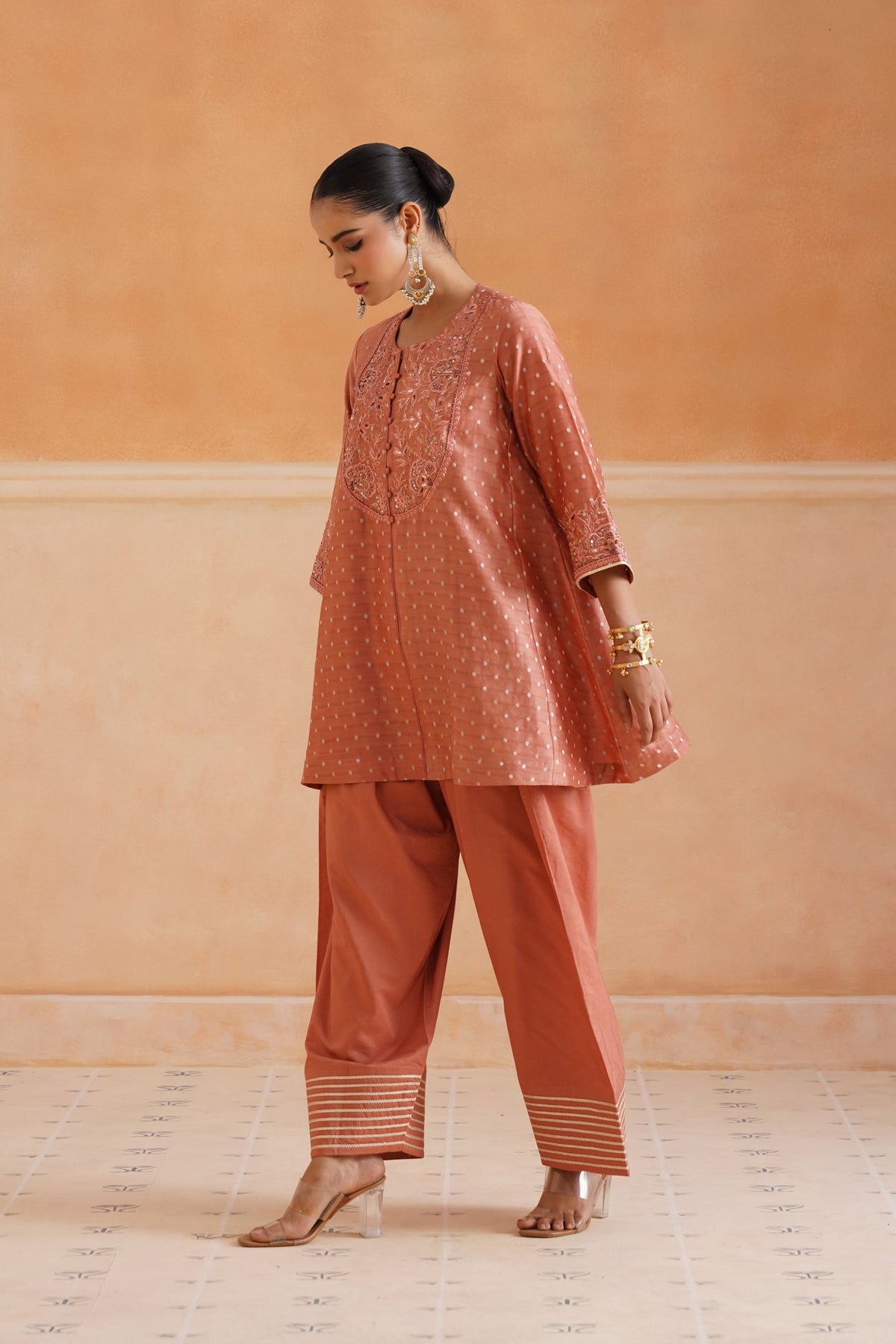 Laboni Chanderi Embroidered Suit Set