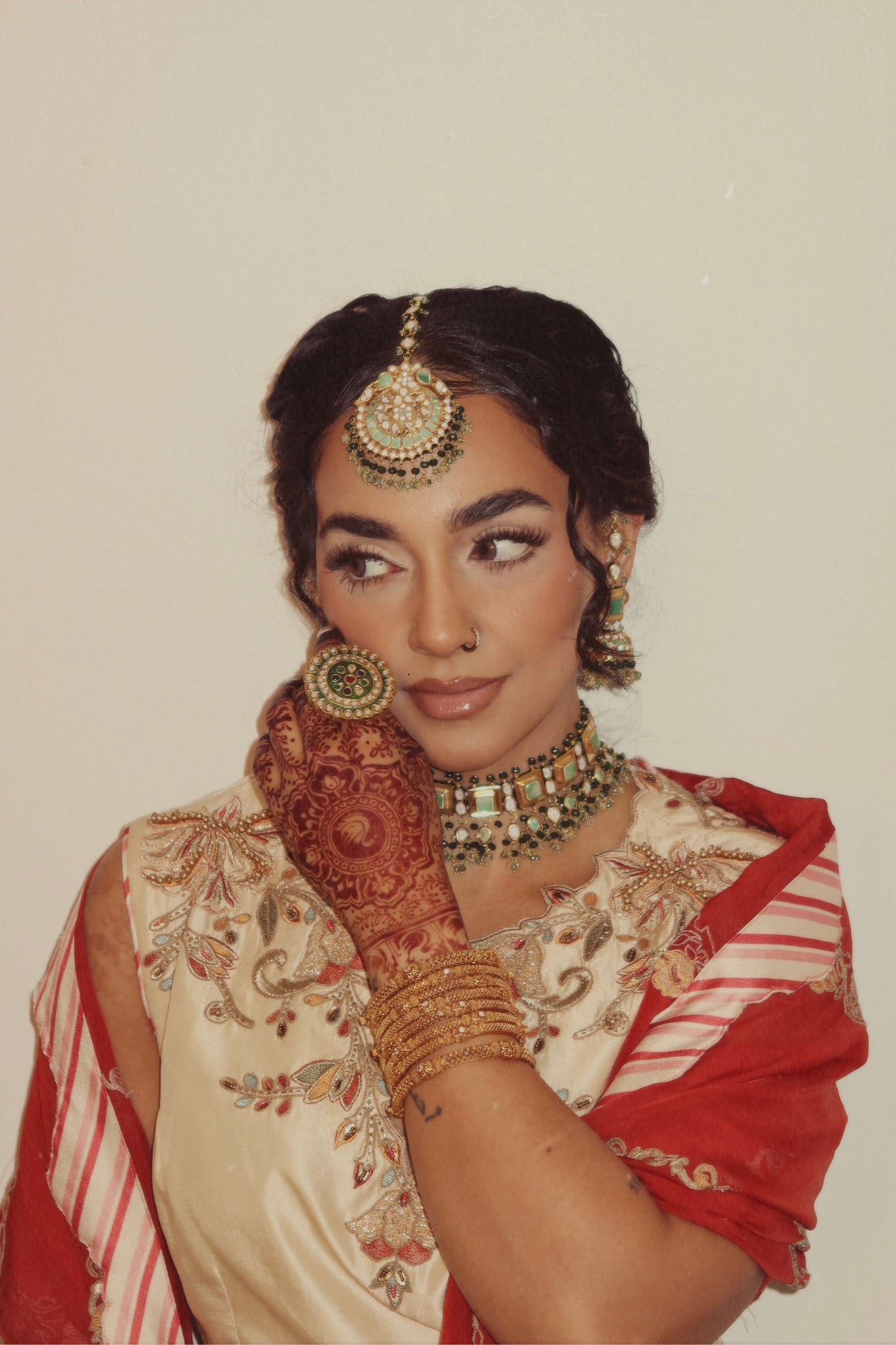 Padmini Tussar Lehenga Set