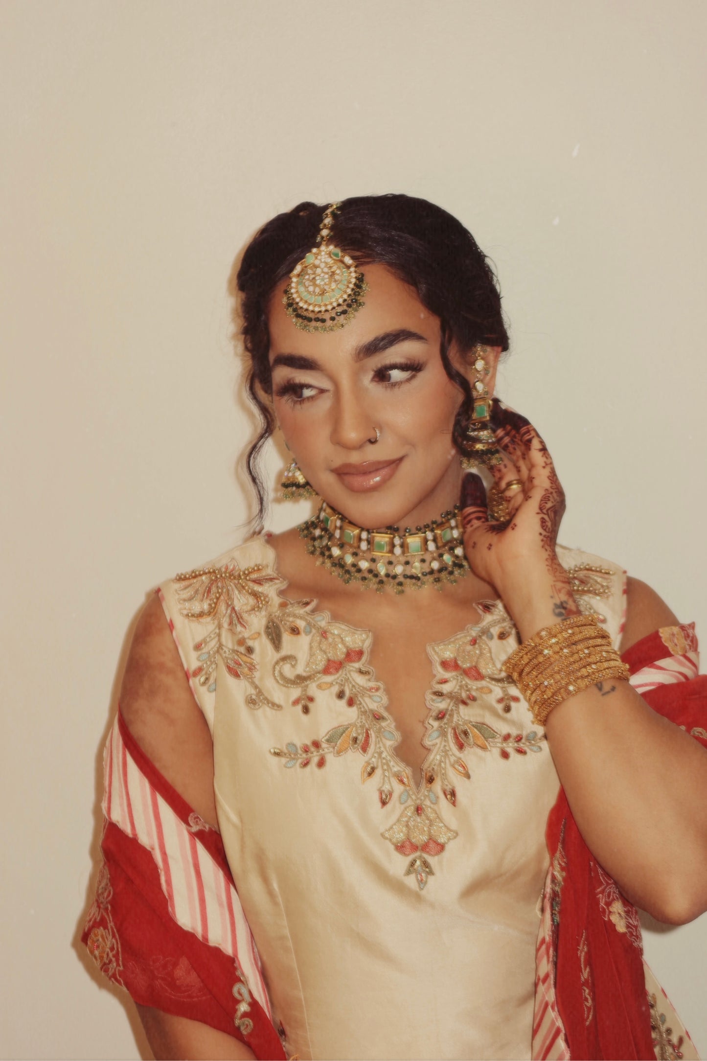 Padmini Tussar Lehenga Set