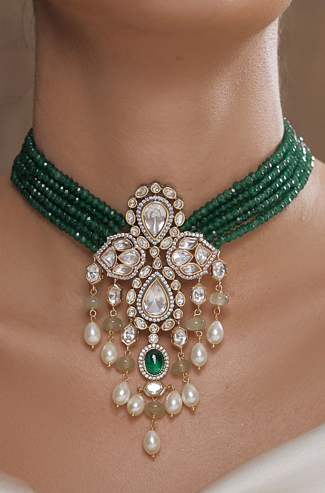 Lush Green Pendant Necklace